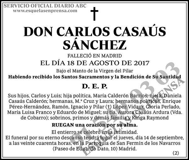 Carlos Casaús Sánchez